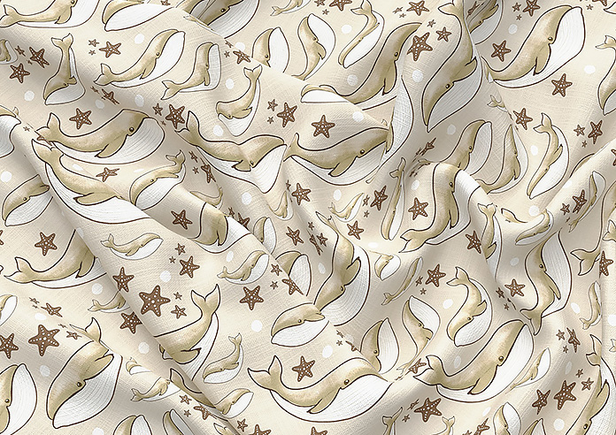 Whaley Great, Big Splash Sand - Roman Blind - Image 4